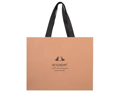 Пакет А4 28*35*11 СПб "Мостг" крафт, горизонт. - фото 3