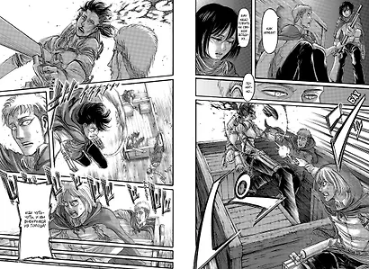 Атака титанов. Книга 8 (Том 15, 16) (Attack on Titan / Атака на титанов / Shingeki no Kyojin). Манга - фото 5