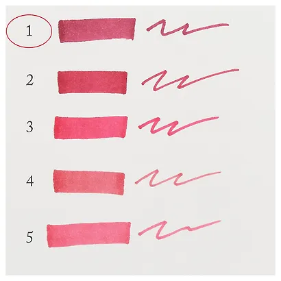 Маркер художественный "Сонет" винно-красный, двухсторон., тонк. и широк.долото, Сонет - фото 3