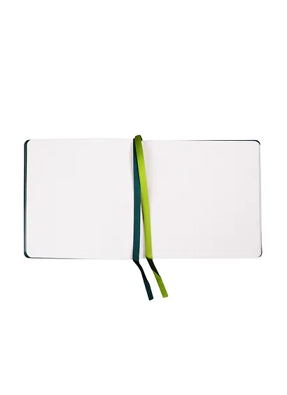 Записная книжка 130*130 120л кл. "Кроко" салатов.иск.кожа, мягк.переплет, 2 ляссе, тонир.офсет, инд.уп. - фото 4