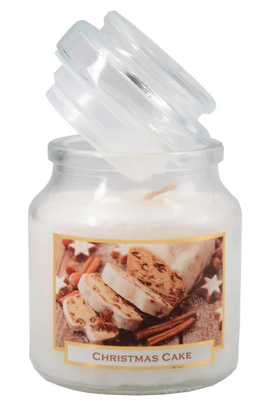 Ароматизированная свеча в баночке Рождественский пирог (Christmas Cake) (130г) - фото 3