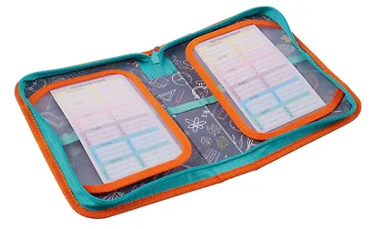 Пенал 1 отделение "Лисёнок" 20*14см, молния, ткань, 2 откидные планки - фото 4