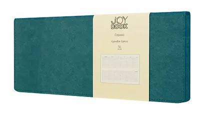 Планинг недат. 56л "Joy Book" таинственный океан, настольный, иск.кожа, 7Б, тв.переплет, скругл.углы, тонир.блок, евроспираль, инд.уп - фото 1
