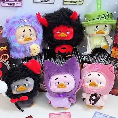 Коллекционный брелок с подвесом "Расстроенная утка" серии Утка игрок, 13см, Blind Box, 1983 Toys, 15+ - фото 12