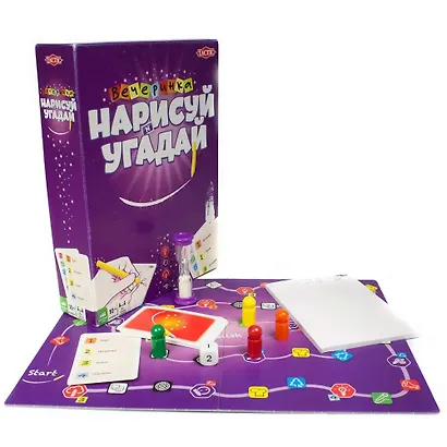 Настольная игра, Tactic, Нарисуй и угадай Вечеринка, картонная коробка 53776 - фото 3
