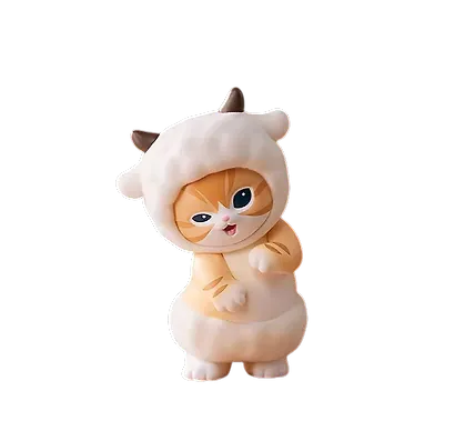 Фигурка Mofusand Fluffy Party mini figure, в ассортименте (1шт) - фото 8
