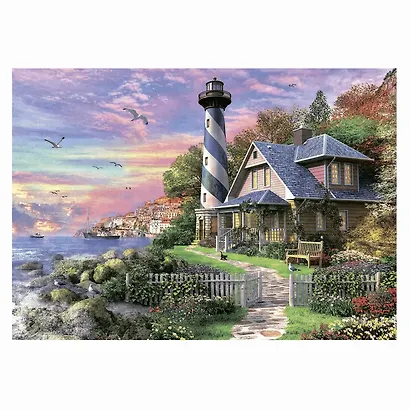 Пазл Educa 1000 деталей «Маяк на скале залива» - фото 2