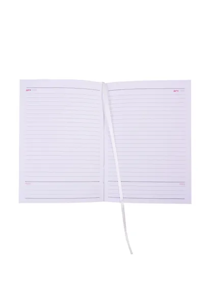 Ежедневник недат. А6+ 96л 120*170 Romantic оранжевый, иск.кожа, обл.поролон, нашивка с тиснением, ляссе - фото 3