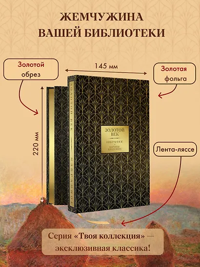 Золотой век. Картины Клода Моне (Книга+футляр) - фото 5