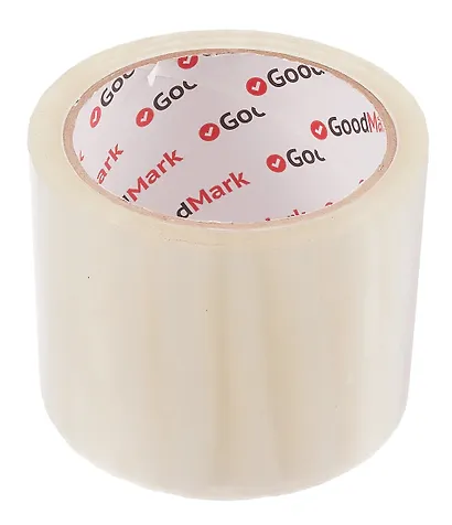 Лента клейкая 75мм*60м упаковочная прозрачная, GoodMark - фото 1