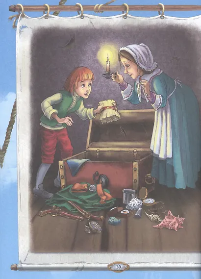 Р.Л.Стивенсон. ОСТРОВ СОКРОВИЩ глянц.ламин, тиснение, офсет 217х280 - фото 4