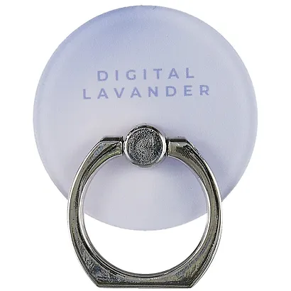 Держатель-кольцо для телефона Digital Lavender (металл) (коробка) - фото 1