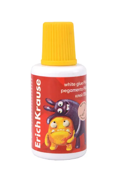Клей ПВА 20мл "Jolly Friends" с кисточкой, Erich Krause - фото 3