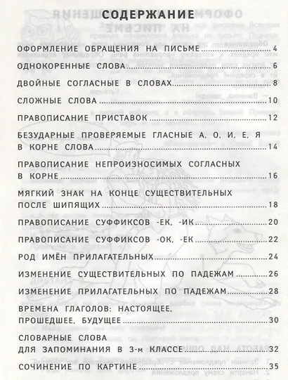 Диктанты по русскому языку с нагл.матер.:3 класс д - фото 2
