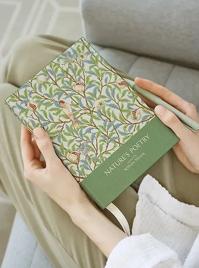 Ежедневник дат. 2026г. А5 176л 140x200 мм "Poesy. Птицы" иск.кожа, мягк.переплет, тонир.блок, карман, 2 ляссе - фото 12