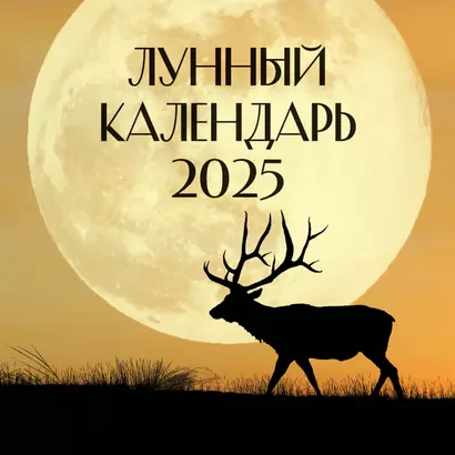 Лунный календарь на 2025 год (настенный) - фото 1