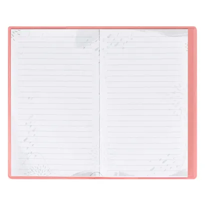 Записная книжка А6 80л лин. "РОЗОВЫЙ" ПВХ, мягк.переплет - фото 4
