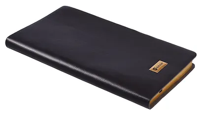 Записная книжка А6+ 96 листов, нелинованная/линейка, черная, Schiller - фото 6