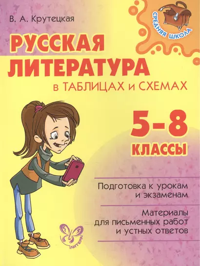 Русская литература в таблицах и схемах 5-8 классы - фото 1