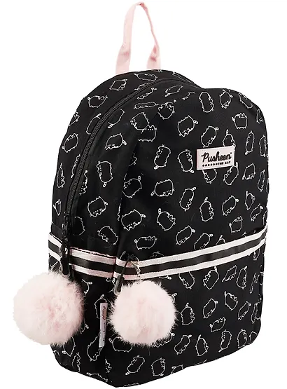Рюкзак "Pusheen" 1отд., 38,5*29*15 черный, полиэстер, карман для ноутбука, регул.лямки, светоотраж.элем. - фото 2