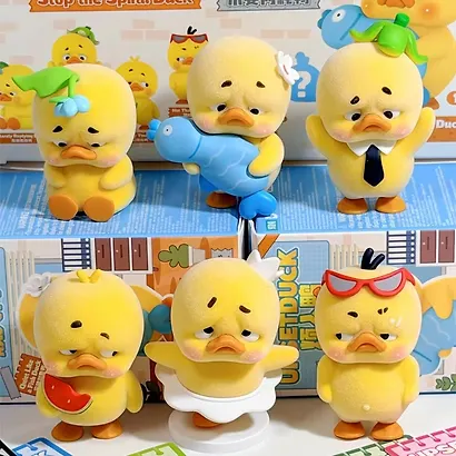 Коллекционная фигурка "Расстроенная утка" 6,5см, Blind Box, 1983 Toys, 15+ - фото 7