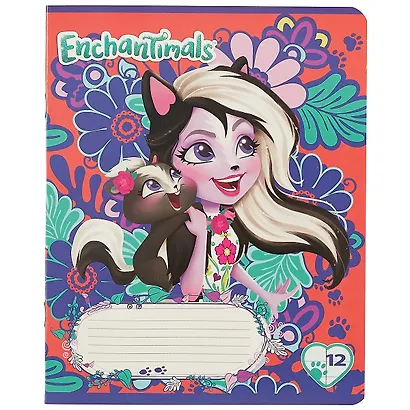 Тетрадь в линейку Enchantimals, 12 листов, в ассортименте - фото 5