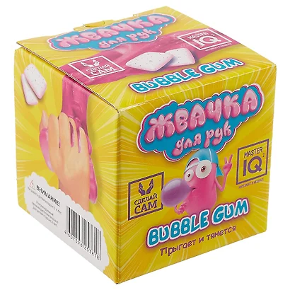 Развивающий набор, Master IQ, Сделай сам, Жвачка для рук BUBBLE GUM 381 - фото 1