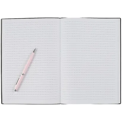 Книга для записей В5 60л лин. "Work book. No 2" иск.кожа, инт.переплет, тиснение фольгой, инд.уп. - фото 2