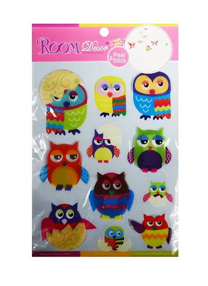 Наклейки 3D Совы (11-02415-MX-01) - фото 1