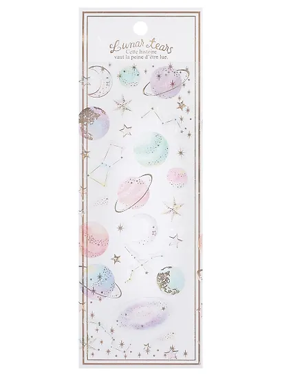 Наклейки 20х7,5 (с клапаном) Планеты (№ 1,2) - фото 4