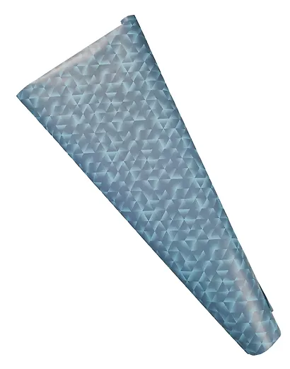 Бумага упаковочная 70*100см "Паттерн синий" глянц., инд.уп. - фото 2