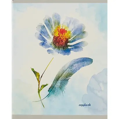 Тетрадь в клетку Listoff, "Акварельный сад", 96 листов, в ассортименте - фото 4