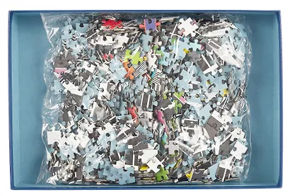 Пазл 1000 элементов "Настроечная таблица ТВ_цв" 68х48 см - фото 2