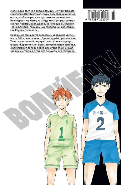 Волейбол! Том 1 - Хината и Кагэяма. Вид с высоты (Haikyuu!). Манга - фото 2