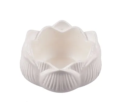 Подсвечник Цветок Лотос (гипс) (8х8х4) (7696458) - фото 1