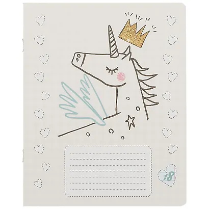 Тетрадь в линейку Academy Style, "Звери в коронах", 18 листов, в ассортименте - фото 4