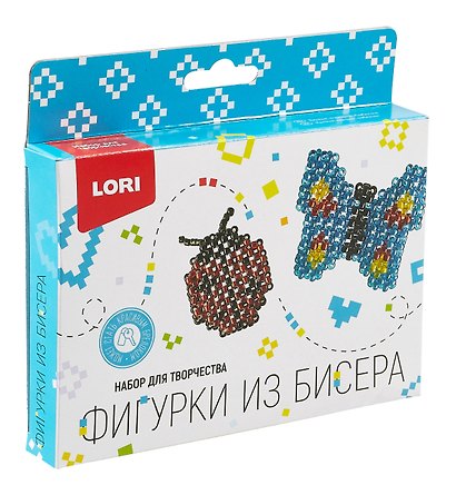 Набор для творчества Lori. Фигурки из бисера «Божья коровка, бабочка» - фото 2