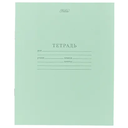 Тетрадь в узкую линейку Hatber «Зеленая» 12 листов - фото 2