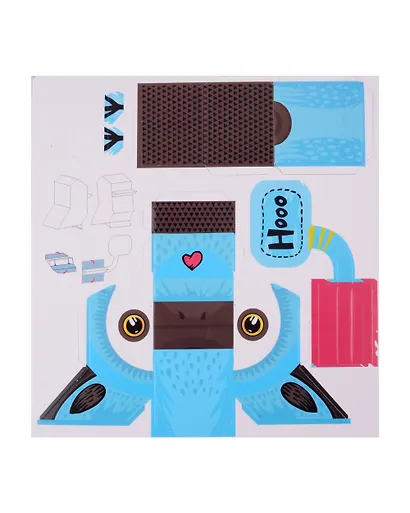 Набор для творчества . Конструктор из бумаги 3D. Супер Птицы - фото 2