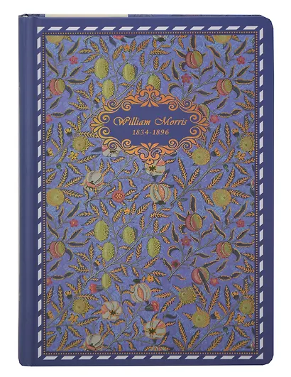 Книга для записей "У.Моррис" А5, 128 листов, твердая обложка, в ассортименте - фото 4