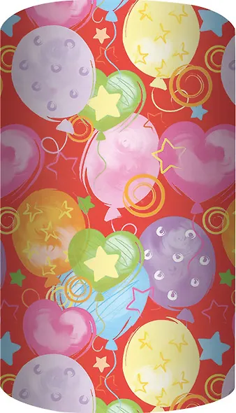 Бумага упаковочная 70*100см "Праздник" супергладкая, инд.уп. - фото 1