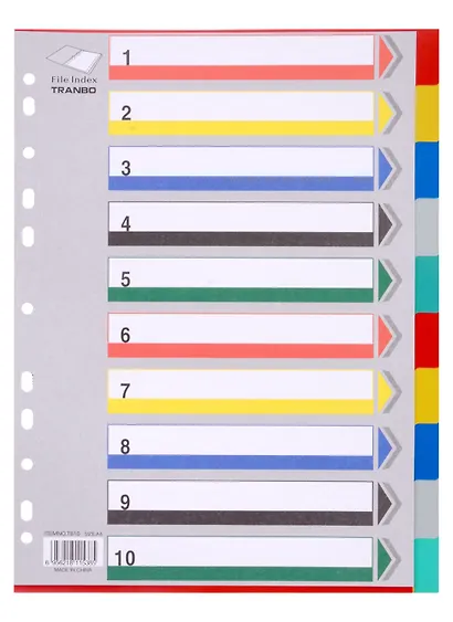 Разделитель 10 цветов - фото 1