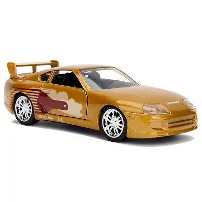 Модель Машинки Форсаж 1:32 FF 1995 Toyota Supra - Gold 99542 - фото 3