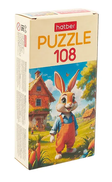 Пазл 108 элементов  "Братец кролик" 210х300мм - фото 1