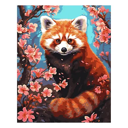 Картина по номерам холст на подрамнике 40*50см "Пушистик" - фото 1