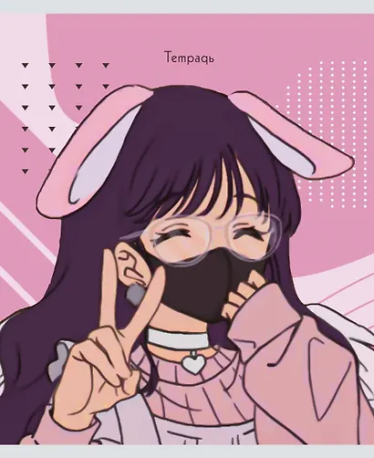 Тетрадь в клетку Listoff, "Подружки", 48 листов, в ассортименте - фото 3