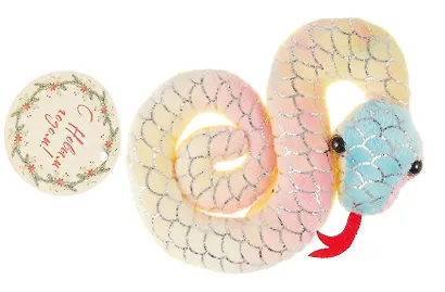 Мягкая игрушка Символ года Змейка с градиентом (13х9) (12-1253-202405-SN1) - фото 9