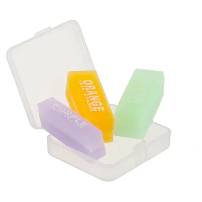 Набор ластиков «Three colour», 3 штуки - фото 3