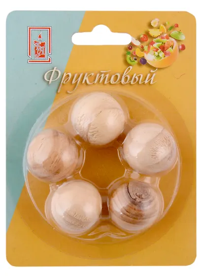 Набор аромашариков Фруктовый аромат (дерево) (5 шт) - фото 1