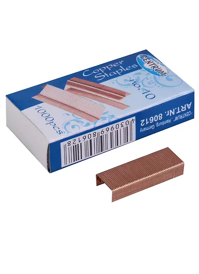 Скобы №10 медные , CENTRUM - фото 1